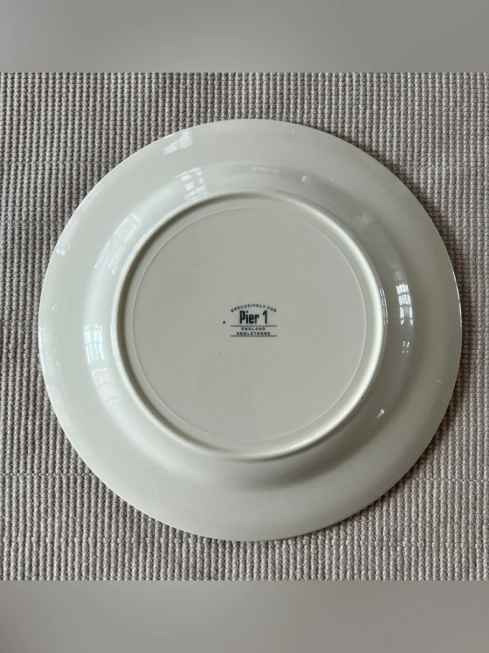 Pier One 1 “Macintosh” Dinner Plate Earthenware